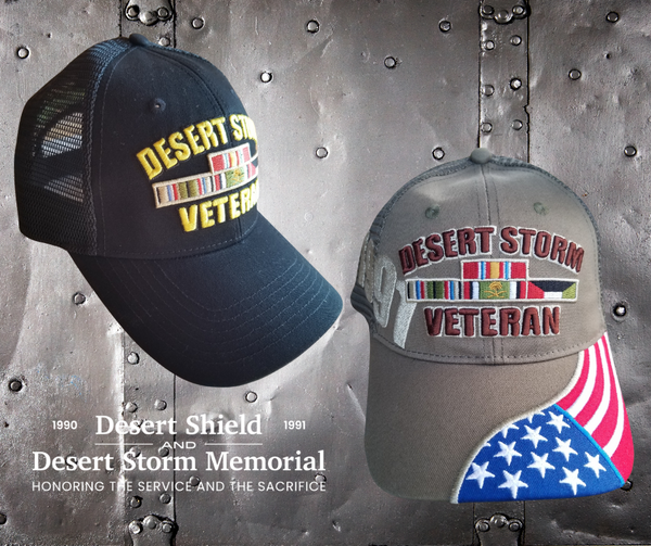 DS Veteran Hat Bundle (with flag on bill)