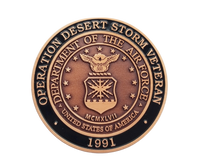 U.S. Air Force Operation Desert Storm Veteran Coin