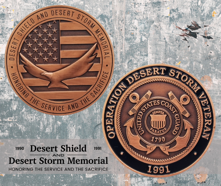U.S. Coast Guard Operation Desert Storm Veteran Coin – National