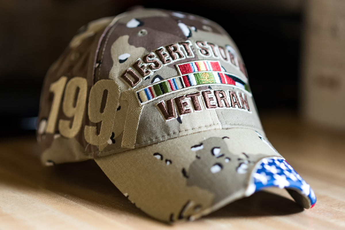 EXCLUSIVE Desert Storm Veteran Hat (with flag) – National Desert Storm  Memorial Association