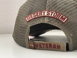 EXCLUSIVE Olive Green Desert Storm Veteran Hat (with flag)
