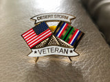 Desert Storm Flag Lapel Pin