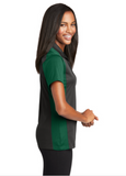 Ladies Colorblock Polo (Grey/Green)