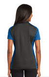 Ladies Colorblock Polo (Grey/Blue)