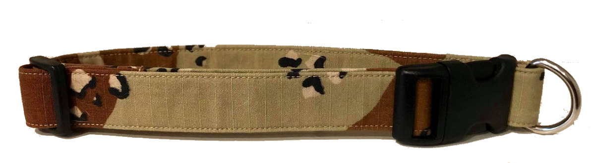 Desert Camo Dog Collar 5 sizes National Desert Storm Memorial