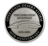 Operation Desert Storm 30th Anniversary Coin (Army)(FINAL Inventory sale)