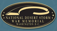 National Desert Storm War Memorial Lapel Pin (black) (sale)