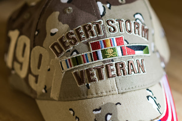 DESERT STORM Era~Marine Corps shadow box~Pins, Medals, Cap, Gloves