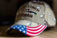 EXCLUSIVE Desert Storm Veteran Hat (with flag)