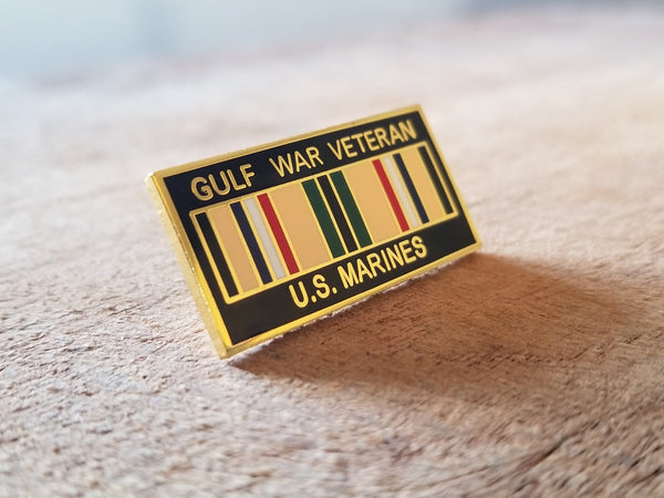 Gulf War Veteran [U.S. Marines] Lapel Pin