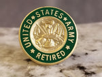 U.S. Army Retired Insignia Lapel Pin