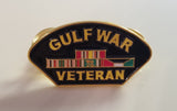 Gulf War Veteran with Ribbons Lapel Pin