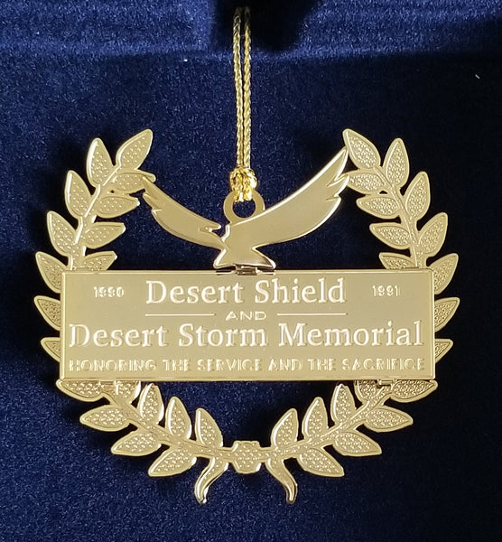 Desert Shield and Desert Storm Memorial Ornament