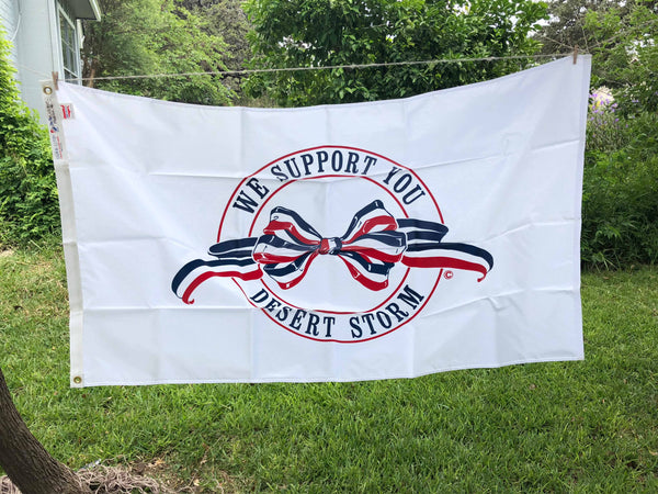 We Support You (Desert Storm) Flag (3'x5') Vintage (sale)