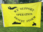 Operation Desert Storm Flag (yellow) Vintage (sale)