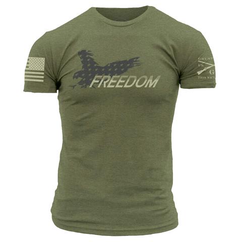 Grunt Style Eagle of Freedom Shirt (green)