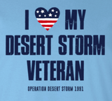 "I ♥️My Desert Storm Veteran" Shirt (sale)