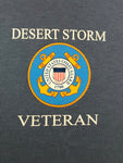 U.S. Coast Guard Desert Storm Veteran T-Shirt (blue) [final clearance]
