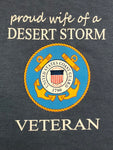 U.S. Coast Guard Desert Storm [Wife] Shirt (final clearance}