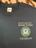U.S. Coast Guard Desert Storm [Wife] Shirt (final clearance}