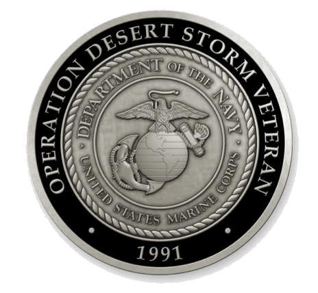 Operation Desert Storm 30th Anniversary Coin (U.S. Marines) (FINAL Inventory sale)