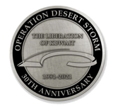 Operation Desert Storm 30th Anniversary Coin (Navy) (FINAL Inventory sale)
