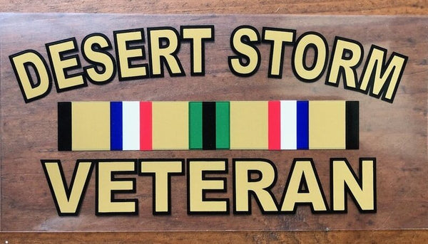 Desert Storm Veteran Decal
